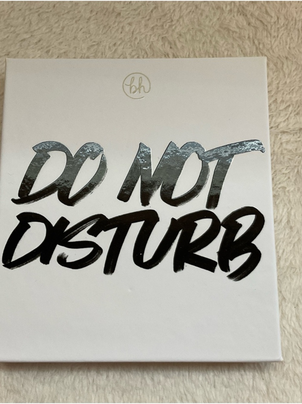 BH Cosmetics Do Not Disturb 9-Color Eyeshadow Palette - Black & White Packaging